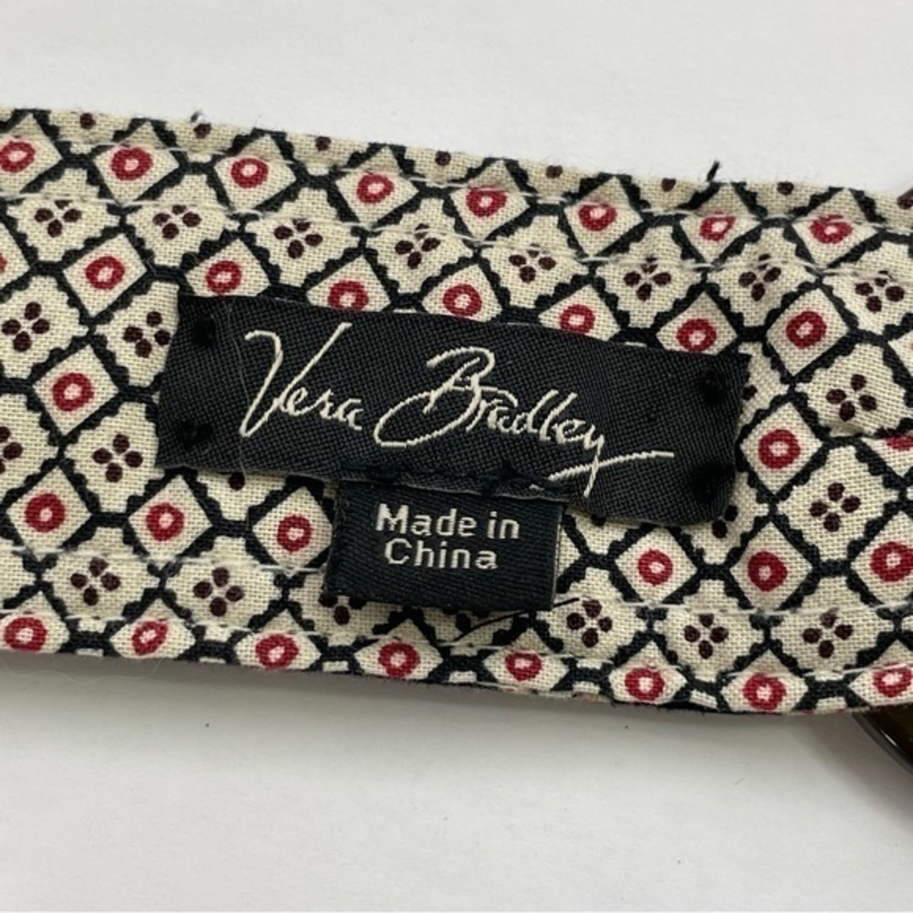 Vera Bradley Reversible Belt Black/Cream/Red‎ - Picture 10 of 12